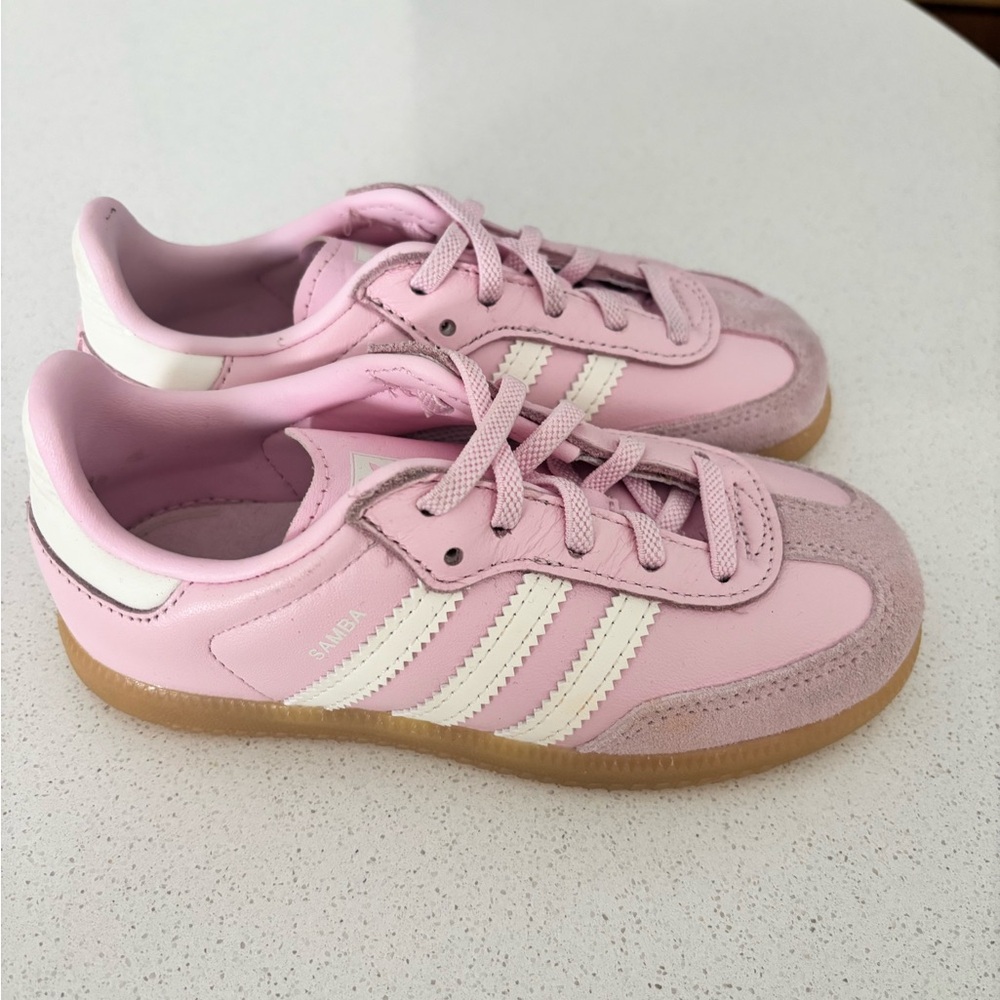 Adidas Kids Samba Light Pink Sneakers